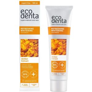 Ecodenta Dentifrice Éclaircissant à l'Extrait d'Ambre - Fraîcheur Quotidienne - Publicité Ecodenta Dentifrice Éclaircissant à l'Extrait d'Ambre - Fraîcheur Quotidienne - Publicité