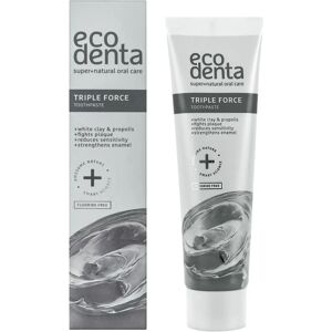 Ecodenta Triple Force Tandpasta - Natuurlijke, Gevoelige, Glazuur Ecodenta Triple Force Tandpasta - Natuurlijke, Gevoelige, Glazuur