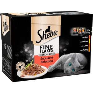 Sheba Cat Food Pouches - Assorted Flavors in Jelly or Gravy - 85g Sheba Cat Food Pouches - Assorted Flavors in Jelly or Gravy - 85g