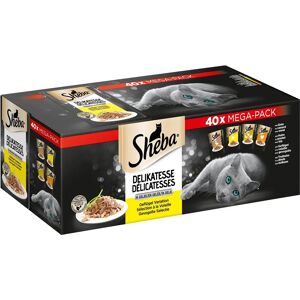Sheba Kattenvoer gevogelte en vis - 40 x 85g Sheba Kattenvoer gevogelte en vis - 40 x 85g