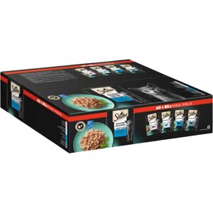 Sheba - Nourriture humide premium pour chat - Saumon, Poisson blanc, Thon - 5.1kg Sheba - Nourriture humide premium pour chat - Saumon, Poisson blanc, Thon - 5.1kg