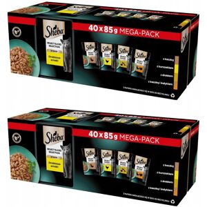 Sheba Poultry Collection in Gravy - 80 x 85g - Cat Food Sheba Poultry Collection in Gravy - 80 x 85g - Cat Food