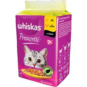 Whiskas Senior Multipack - Pollo e Tacchino in Salsa - Cibo per Gatti Whiskas Senior Multipack - Pollo e Tacchino in Salsa - Cibo per Gatti