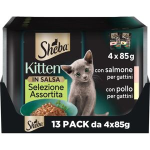 SHEBA Kitten Lax & Kyckling i Sås - Fuktfoder SHEBA Kitten Lax & Kyckling i Sås - Fuktfoder