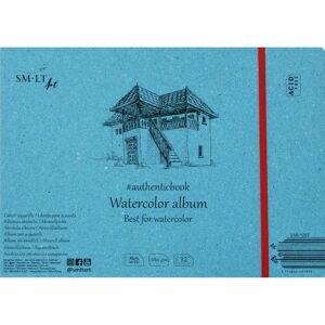 Carnet aquarelle SM-LT - Vintage - 12 feuilles - 24,5x17,6cm - 280g - Cahier de croquis - Publicité Carnet aquarelle SM-LT - Vintage - 12 feuilles - 24,5x17,6cm - 280g - Cahier de croquis - Publicité