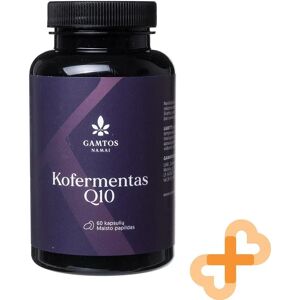 Gamtos Namai Coenzyme Q10 60 Capsules Heart Kidney Nervous System - Dietary Supplement Gamtos Namai Coenzyme Q10 60 Capsules Heart Kidney Nervous System - Dietary Supplement