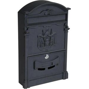No Name - PW-550AL - Musta - 415x260x92 mm - Mailbox No Name - PW-550AL - Musta - 415x260x92 mm - Mailbox