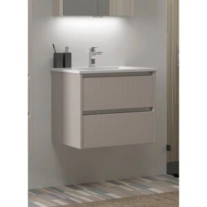 WELLTIME Urban Beiger Softclose Keramik - Waschtisch WELLTIME Urban Beiger Softclose Keramik - Waschtisch