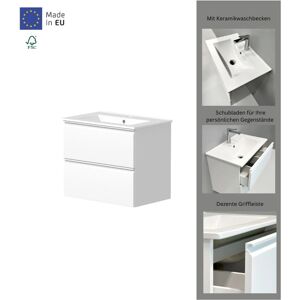 Welltime - Cosmos - Weiß - 61x39x51,8 cm - Badezimmer-Waschtisch Welltime - Cosmos - Weiß - 61x39x51,8 cm - Badezimmer-Waschtisch
