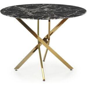 Arredamento1 Houston 1538 - Oro - Vidrio templado - Metal - Table Arredamento1 Houston 1538 - Oro - Vidrio templado - Metal - Table