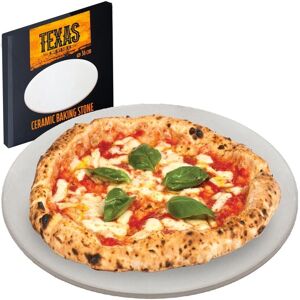 Pierre à pizza plate Texas Club Kamado Bono - Pierre à pizza - Publicité Pierre à pizza plate Texas Club Kamado Bono - Pierre à pizza - Publicité