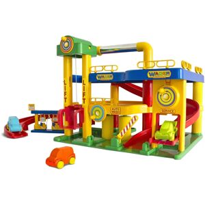 Polesie Buntes Parkhaus mit 3 Autos - Spielzeug Autowaschanlage & Tankstelle Polesie Buntes Parkhaus mit 3 Autos - Spielzeug Autowaschanlage & Tankstelle
