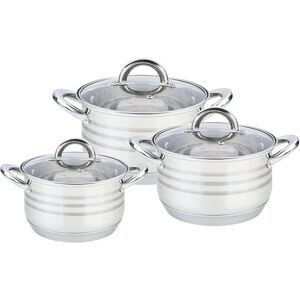 Set di Pentole Maestro MR-3513-6L in Acciaio Inox - Compatibile con Induzione Set di Pentole Maestro MR-3513-6L in Acciaio Inox - Compatibile con Induzione