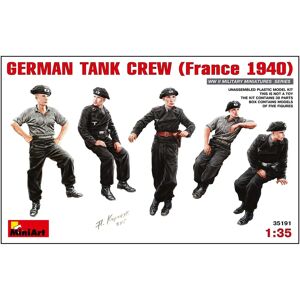 Miniart MIN35191 Duitse tankbemanning - 1:35 schaal kit Miniart MIN35191 Duitse tankbemanning - 1:35 schaal kit