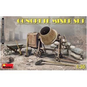 Ensemble Mélangeur de Béton MiniArt - Échelle 1/35 - Publicité Ensemble Mélangeur de Béton MiniArt - Échelle 1/35 - Publicité