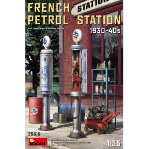 Accessoires de Diorama Station-Service Française - 1:35 - Publicité Accessoires de Diorama Station-Service Française - 1:35 - Publicité