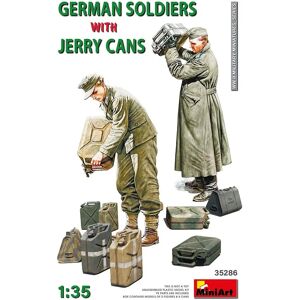 Miniart MIN35286 Duitse soldaten met jerrycans - schaal 1:35 Miniart MIN35286 Duitse soldaten met jerrycans - schaal 1:35