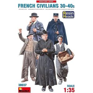 Mini Art franska civila 1930-40 - Modellfigurer Mini Art franska civila 1930-40 - Modellfigurer