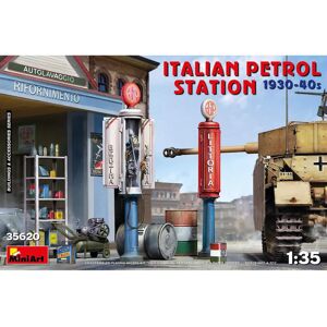 Miniart MIN35620 Stazione di servizio italiana 1930-40s - Modello 1:35 Miniart MIN35620 Stazione di servizio italiana 1930-40s - Modello 1:35