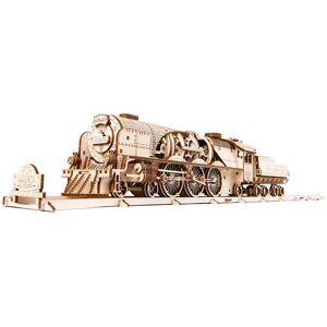Puzzle 3D V-Express UGEARS - Modèle en Bois - Train à Vapeur Puzzle 3D V-Express UGEARS - Modèle en Bois - Train à Vapeur
