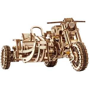 Puzzle 3D moto Ugears UGR-10 avec sidecar Puzzle 3D moto Ugears UGR-10 avec sidecar