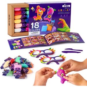Set de Création Air Clay, Okto, 18 couleurs - Publicité Set de Création Air Clay, Okto, 18 couleurs - Publicité