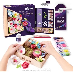Wood & Craft Kit de fleurs DIY romantique - 21x21cm Kit - Publicité Wood & Craft Kit de fleurs DIY romantique - 21x21cm Kit - Publicité