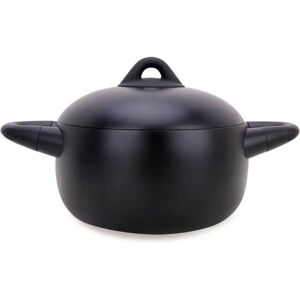 Maestro Czarna Gładka Aluminiowa 3L - 20cm - Nieprzywierająca Maestro Czarna Gładka Aluminiowa 3L - 20cm - Nieprzywierająca