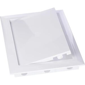 Vents Porte d'inspection blanche - 150x200mm - Trappe murale - ABS durable - Publicité Vents Porte d'inspection blanche - 150x200mm - Trappe murale - ABS durable - Publicité