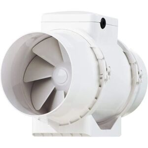 Vents Vents TT 100 - Inline Extractor Fan - Gray & Silver Vents Vents TT 100 - Inline Extractor Fan - Gray & Silver