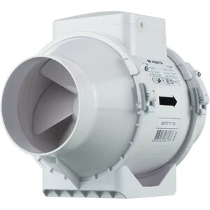 Vents Inline Fan TT 125 - High Pressure, Low Noise - White Vents Inline Fan TT 125 - High Pressure, Low Noise - White