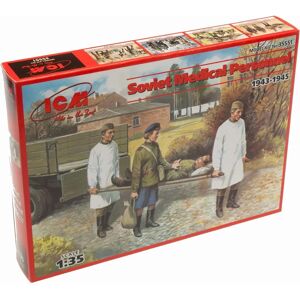Personnel Médical Soviétique - 4 Figurines - Échelle 1:350 - Modèle Historique - Publicité Personnel Médical Soviétique - 4 Figurines - Échelle 1:350 - Modèle Historique - Publicité