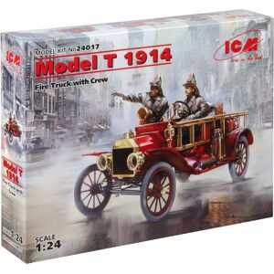 Kit Modèle Voiture ICM 1:24 - Camion de Pompiers avec Équipage - Publicité Kit Modèle Voiture ICM 1:24 - Camion de Pompiers avec Équipage - Publicité