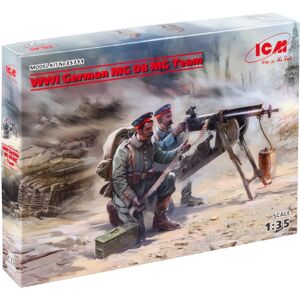 Kit de Modèle ICM - Équipe MG08 allemande - Échelle 1/35 - Publicité Kit de Modèle ICM - Équipe MG08 allemande - Échelle 1/35 - Publicité