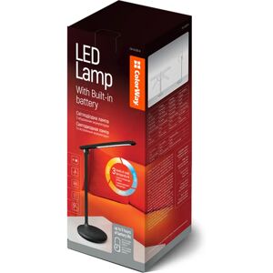 Lampe de Table LED ColorWay CW-DL02B-B - Réglage de luminosité - Publicité Lampe de Table LED ColorWay CW-DL02B-B - Réglage de luminosité - Publicité