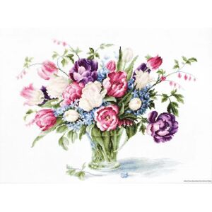 LUCAS-L Cross Stitch Kit - White - Cross Stitch Kit LUCAS-L Cross Stitch Kit - White - Cross Stitch Kit