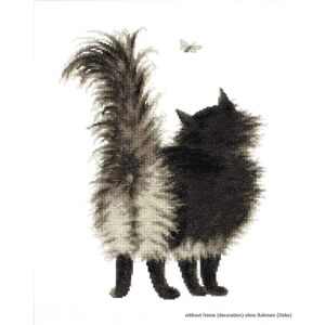 Luca-S Kreuzstichset - Katze & Schmetterling Luca-S Kreuzstichset - Katze & Schmetterling