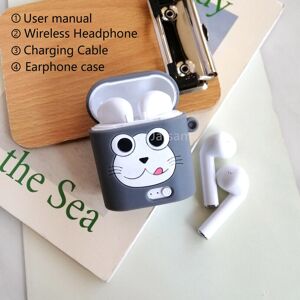 Dechoicelife - a-Grey cat - TWS Wireless - Matte - Earphones Dechoicelife - a-Grey cat - TWS Wireless - Matte - Earphones