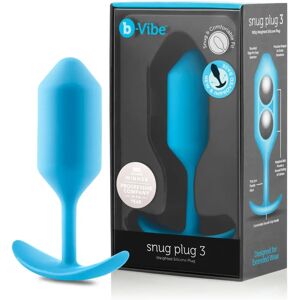 b-Vibe Snug Plug 3 - Teal b-Vibe Snug Plug 3 - Teal