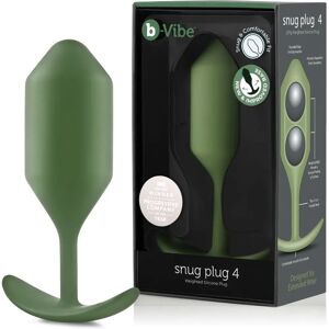 B-VIBE 4 Silicona Verde militar - Plug Anal B-VIBE 4 Silicona Verde militar - Plug Anal