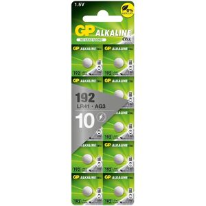 Batería LR41 GP - Alcalina - 10 piezas Batería LR41 GP - Alcalina - 10 piezas