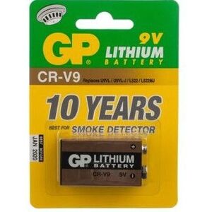 Batteria al litio GP Batteries CR-9V - Batteria usa e getta 9V Batteria al litio GP Batteries CR-9V - Batteria usa e getta 9V