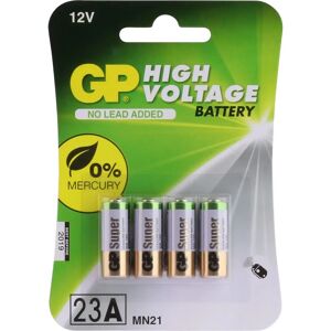 Pile alcaline 12V GP Batteries 23A - Pack de 4 Pile alcaline 12V GP Batteries 23A - Pack de 4