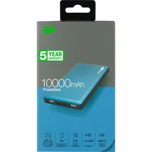 GP Batteries Bærbar PowerBank MP10MA Lithium Polymer - PowerBank GP Batteries Bærbar PowerBank MP10MA Lithium Polymer - PowerBank