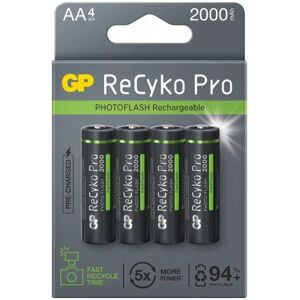 GP Batteries ReCyko Photoflash Oplaadbare AA NiMH Batterij - 2000mAh GP Batteries ReCyko Photoflash Oplaadbare AA NiMH Batterij - 2000mAh