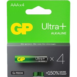 GP Batteries Ultra Plus AAA - Household Battery, 4 Pack GP Batteries Ultra Plus AAA - Household Battery, 4 Pack