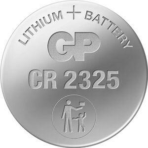 GP Batteries GP CR 2325-C1 Lithium Battery - 190mAh, 3V GP Batteries GP CR 2325-C1 Lithium Battery - 190mAh, 3V
