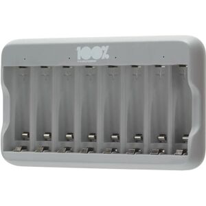 Chargeur de Batteries NiMH PeakPower avec 8 Emplacements - Rapide & Sûr - Publicité Chargeur de Batteries NiMH PeakPower avec 8 Emplacements - Rapide & Sûr - Publicité