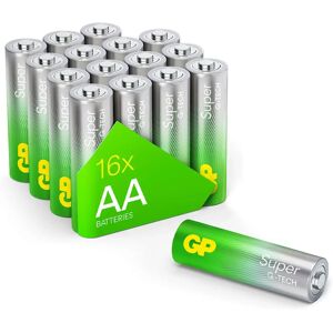 GP Batterien 16er Pack GP Super Alkaline - Batterien GP Batterien 16er Pack GP Super Alkaline - Batterien