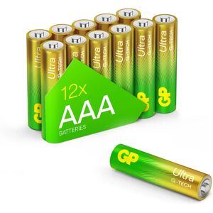 GP Batteries GPPCA24AU655 Micro AAA Batterijen - 12 Stuks GP Batteries GPPCA24AU655 Micro AAA Batterijen - 12 Stuks